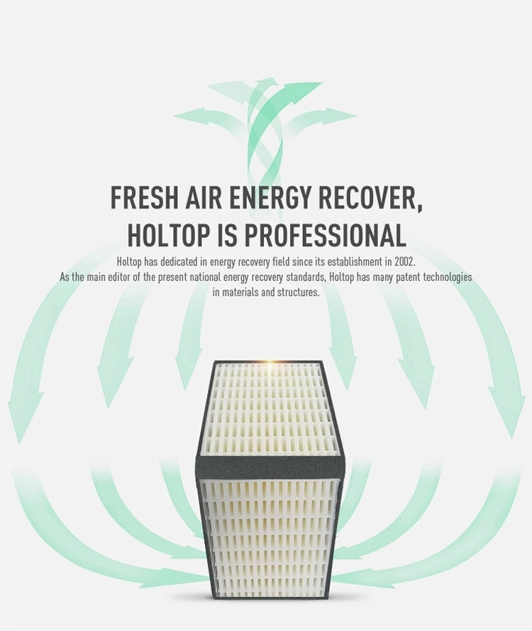 Holtop Light Commercial Erv Ceiling Suspended Erv Energy Recovery Ventilation System