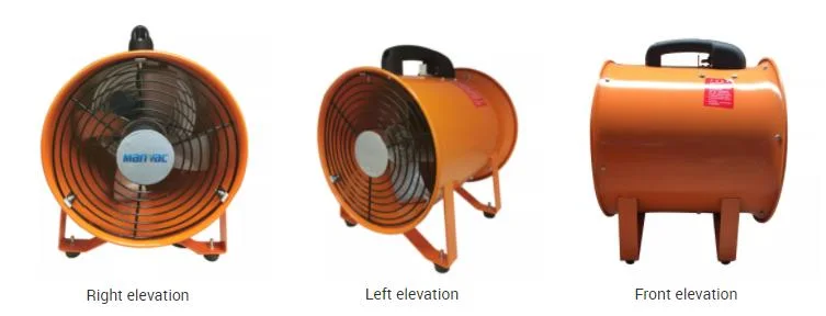Axial Fan 220V Ventilation Air Circulation Exhaust Vertical Electric Fan